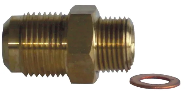 Danfoss Anschluss mit Dichtung OUB1 5/8'' UNF Durchgang 040B0132